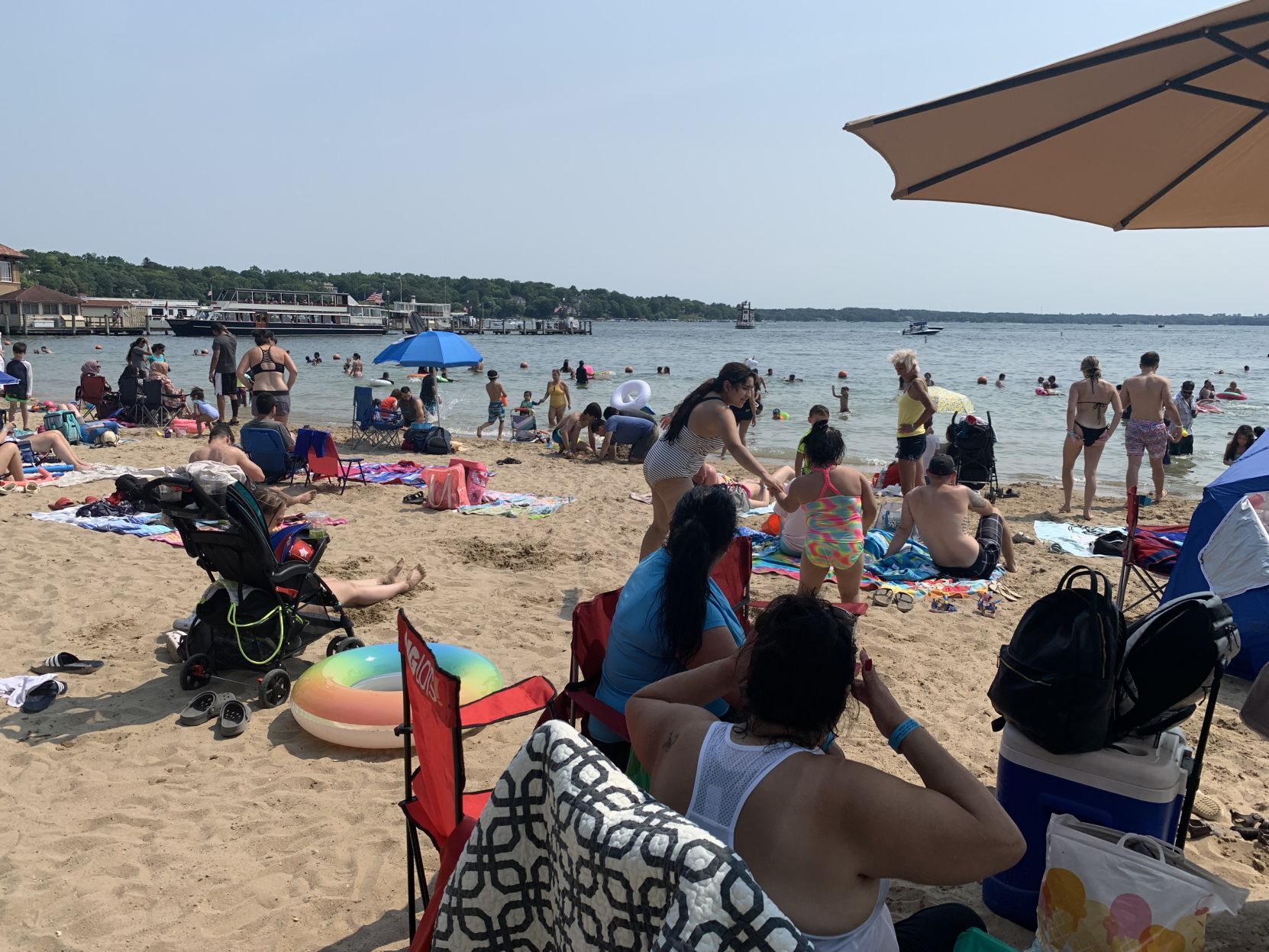 July 3, 2021 at Lake Geneva's Riviera Beach